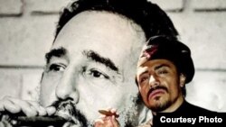 Chef turco Nusret Gokce posa junto a foto de Fidel Castro. (Foto: Instagram)