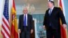Reunión entre Mike Pompeo y Josep Borrel en el Departamento de Estado de EEUU.