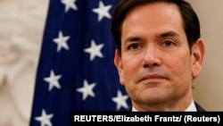 El secretario de Estado de EEUU, Marco Rubio, en el Departamento de Estado, en Washington, el 21 de enero de 2025. (Reuters/Elizabeth Frantz)