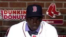 Rusney Castillo, jardinero central de los Medias Rojas de Boston.