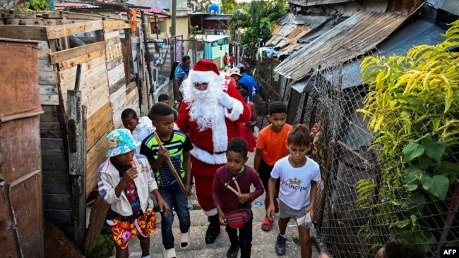 Captado en cámara: "Santa Claus en La Habana"