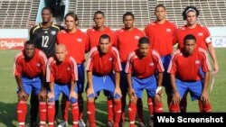 Futbolistas cubanos.