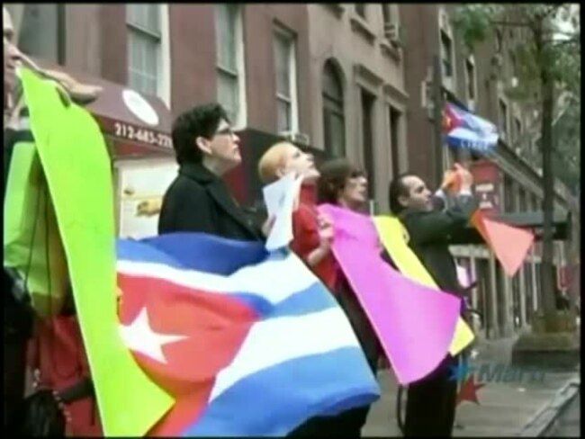 Protestan en Nueva York contra la represión castrista y por la libertad de Sonia Garro