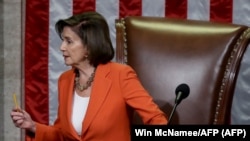 Nancy Pelosi, presidenta de la Cámara de Representantes de EEUU.