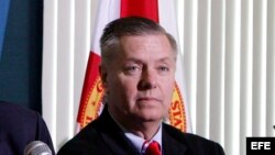 Fotografía de archivo del senador Lindsay Graham.
