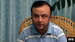 Ángel Carromero, en una imagen tomada de un vídeo y suministrada por el Gobierno cubano
