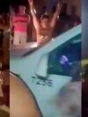 Protesta contra el apagón en Palmarito de Cauto, Santiago de Cuba.