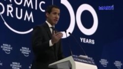 Juan Guaidó llegó a Davos al Foro Económico Mundial