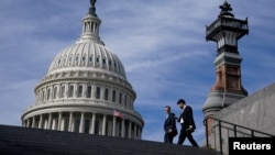 Vista del Capitolio estadounidense, sede de ambas cámaras del Congreso, en Washington, D.C.