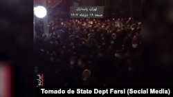 Manifestantes en Teherán.