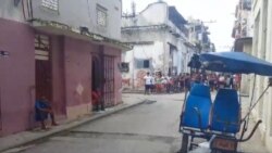 La sede del Movimiento San Isidro sitiada por la policía política. (Facebook)