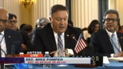 Mike Pompeo aborda situación de Cuba, Venezuela y Nicaragua en reunión de la OEA