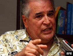 El observador cubano de Derechos Humanos Elizardo Sánchez.