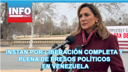 Instan por liberación completa y plena de presos políticos en Venezuela