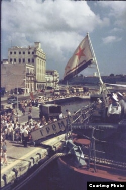 Marinos soviéticos en Cuba