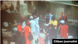 Reporta Cuba. Vigilancia de civiles en Chaparra impide homenaje. Foto: Ivo Laffite.