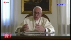 El Papa Francisco envió un mensaje al pueblo cubano