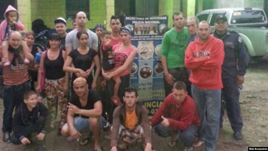 Cubanos retenidos en Honduras 27 de noviembre