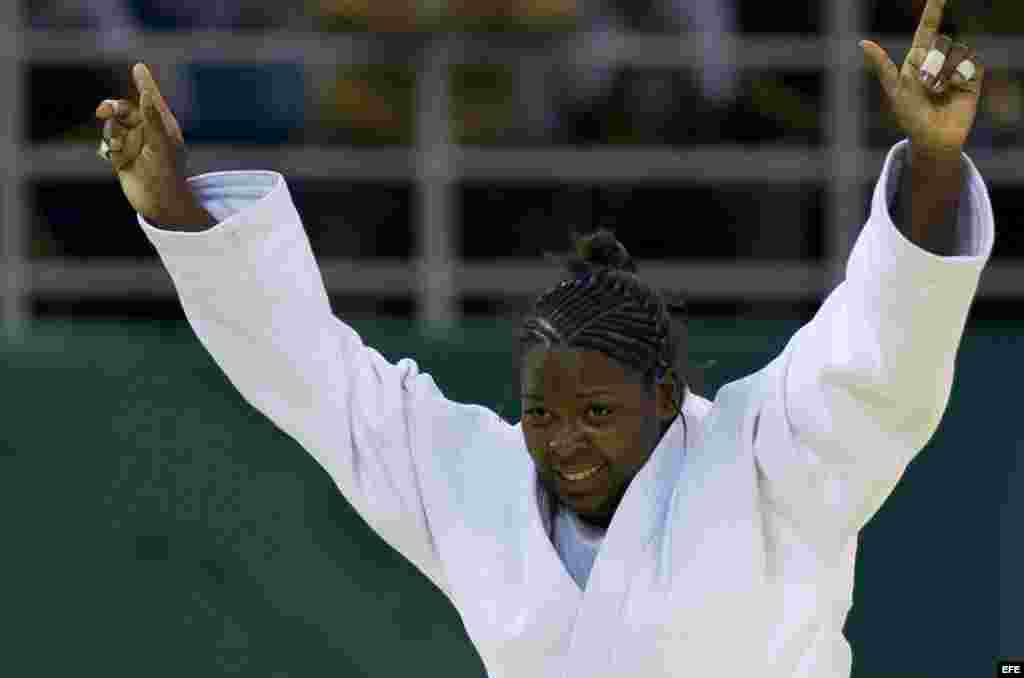 La judoca cubana Idalys Ortiz, nombrada la Mejor Atleta de Año en Cuba. 