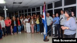 El primer grupo de médicos cubanos procedentes de Brasil, arribó este jueves a La Habana