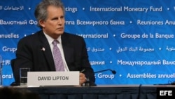 El vicepresidente primero del Fondo Monetario Internacionanal, David Lipton. EFE.