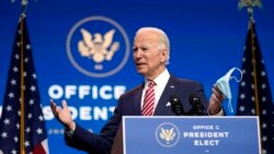 El presidente electo Joe Biden habla sobre recuperación económica, el 16 de noviembre de 2020, en Wilmington, Delaware. (AP Foto/Andrew Harnik).