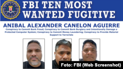 Aníbal Alexander Canelón Aguirre, uno de los diez fugitivos más buscados por el FBI fue capturado en septiembre de 2026.