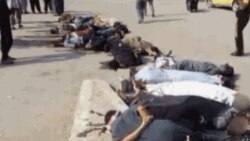 Video de EI que muestra a miembros masacrados de la tribu de Albu Nimr en Anbar, Irak.