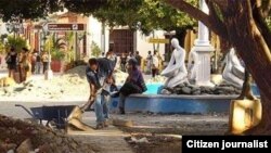 Arreglos en zonas céntricas de Baracoa