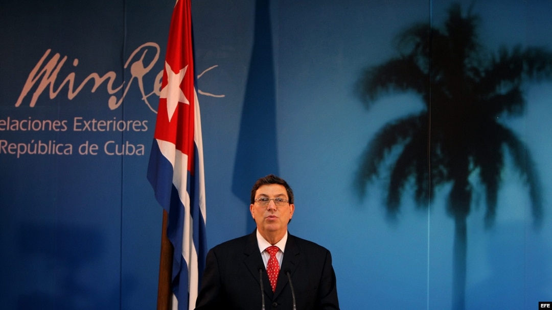 El canciller cubano, Bruno Rodríguez.