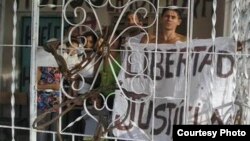Activistas repudiados en Contramaestre, Santiago de Cuba. Cortesía, UNPACU.