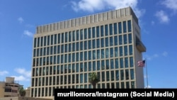 La embajada de EEUU en La Habana, Cuba. (Foto: murillomora/Instagram)
