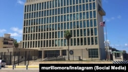 La embajada de EEUU en La Habana, Cuba. (Foto: murillomora/Instagram)