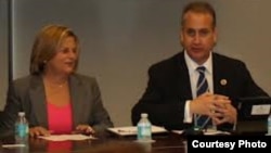 Congresistas Ileana Ros-Lehtinen y Mario Díaz-Balart