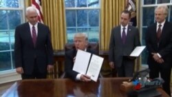Marchas, nominaciones y decretos inician los primeros 100 días de Administración Trump