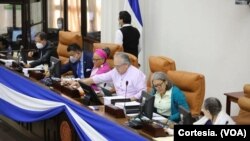 Junta directiva de la Asamblea Nacional de Nicaragua.