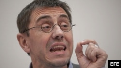 El número tres de Podemos, Juan Carlos Monedero.