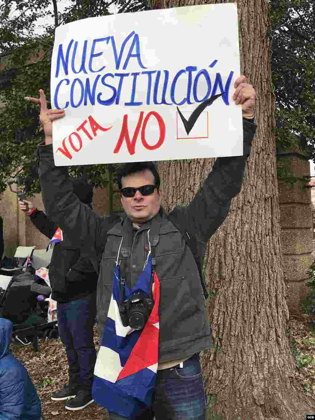 Marcha de los Prohibidos en Washington. Foto Michelle Sagué