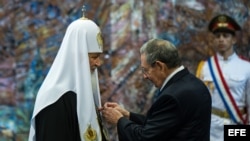 El Patriarca ruso Kirill en Cuba
