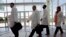 Médicos cubanos en Brasilia, capital de Brasil.
(AP Photo/Eraldo Peres, File). 