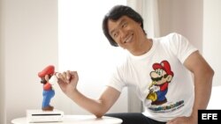 Mario y su creador Miyamoto