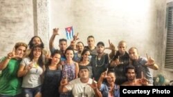 Movimiento San Isidro, en La Habana (Anamely Ramos González/Facebook).