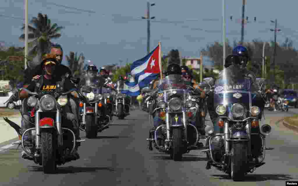 En Cuba las Harley Davidson en su mayoría son híbridos
