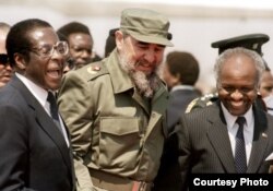 Castro visita Zimbabue