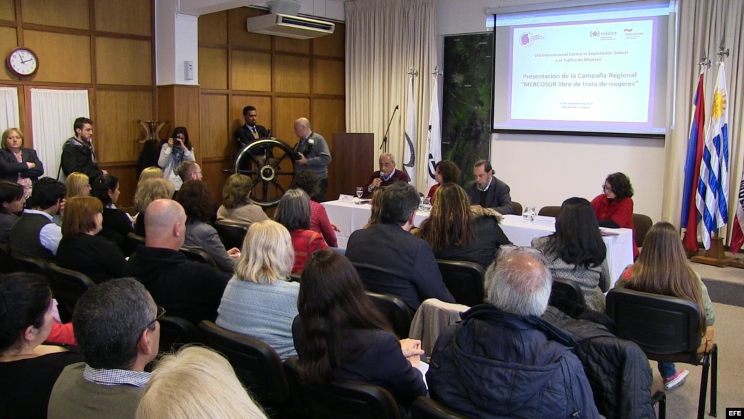 Presentación del informe de la campaña regional "Mercosur Libre de Trata de Mujeres".