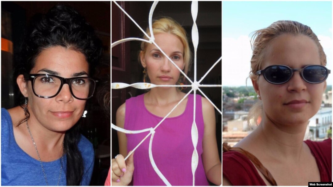 Odalys Ochoa Aguilar, Sol García Basulto e Iris María Marino García.