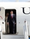 El secretario de Estado de EEUU llega a Yerevan, Armenia tras visitar la India, el 26 de mayo de 2026.