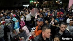 Migrantes de Cuba en Paso del Norte en Ciudad Juárez, el pasado 28 de febrero de 2020. REUTERS/Jose Luis Gonzalez