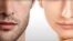 Los criterios de masculinidad fueron definidos por doce medidas faciales.
