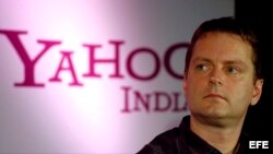 El cofundador y jefe de Yahoo! David Filo.
